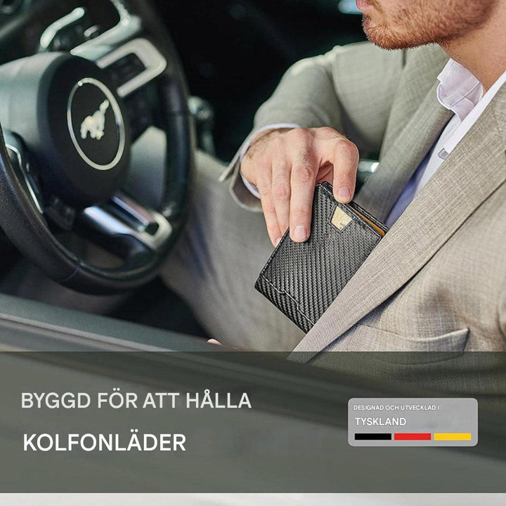Ohut RFID-lompakko setelipidikkeellä