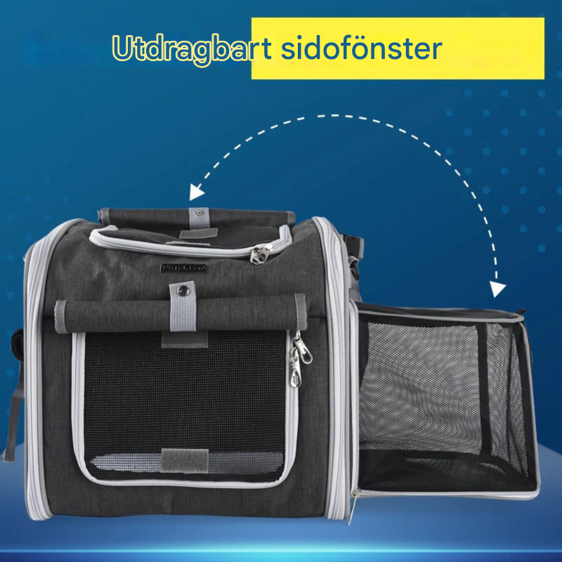 Expanderbar sykkelkurv for kjæledyr