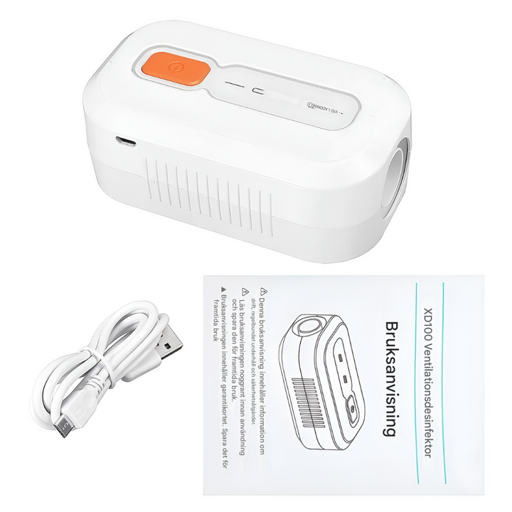 Bärbar CPAP-rengöring och desinfektionsmedel