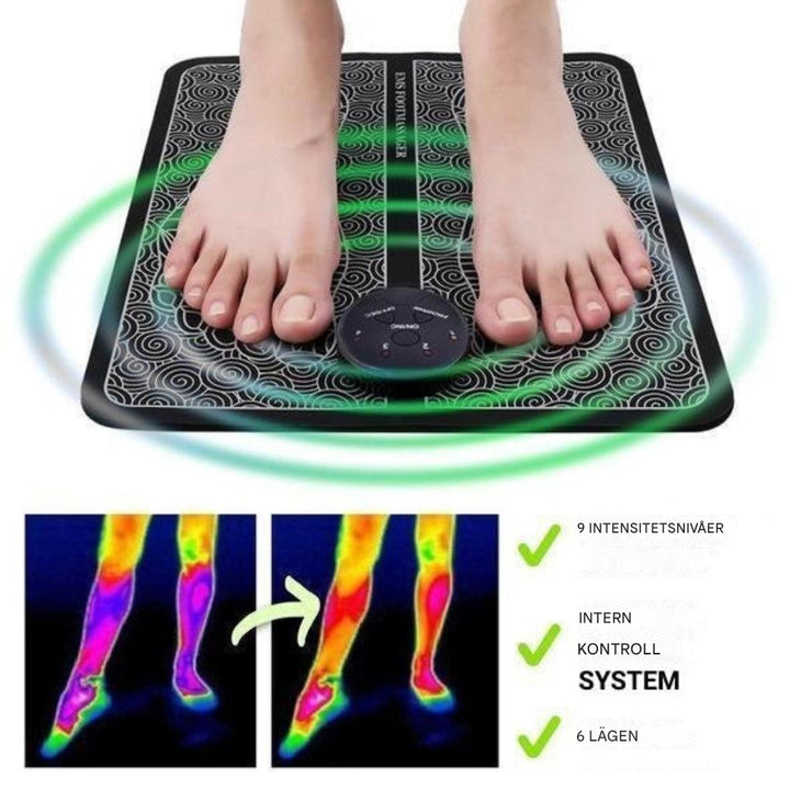 Elektrisk EMS fotmassageapparat