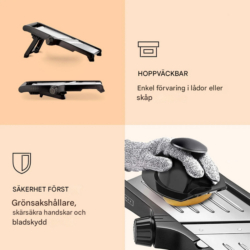 Mandolin säkerhetsset för män och kvinnor