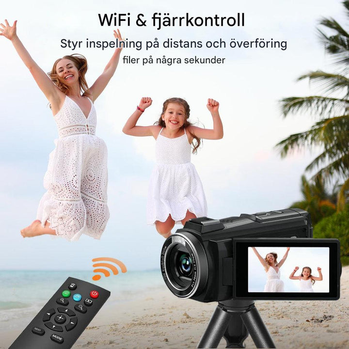 8K-videokamera – 64MP foto Wifi Connect komplet skabersæt