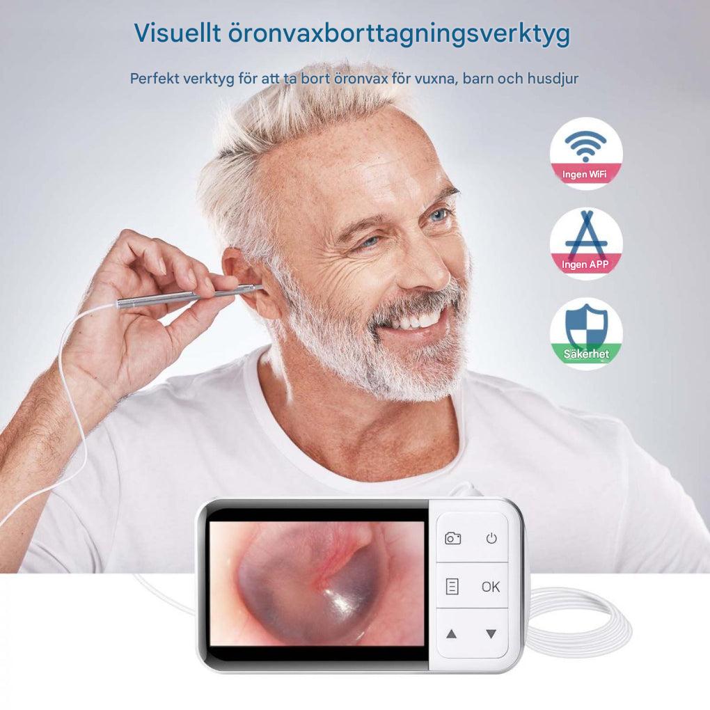 Digitalt otoskop med 4,5-tums skärm