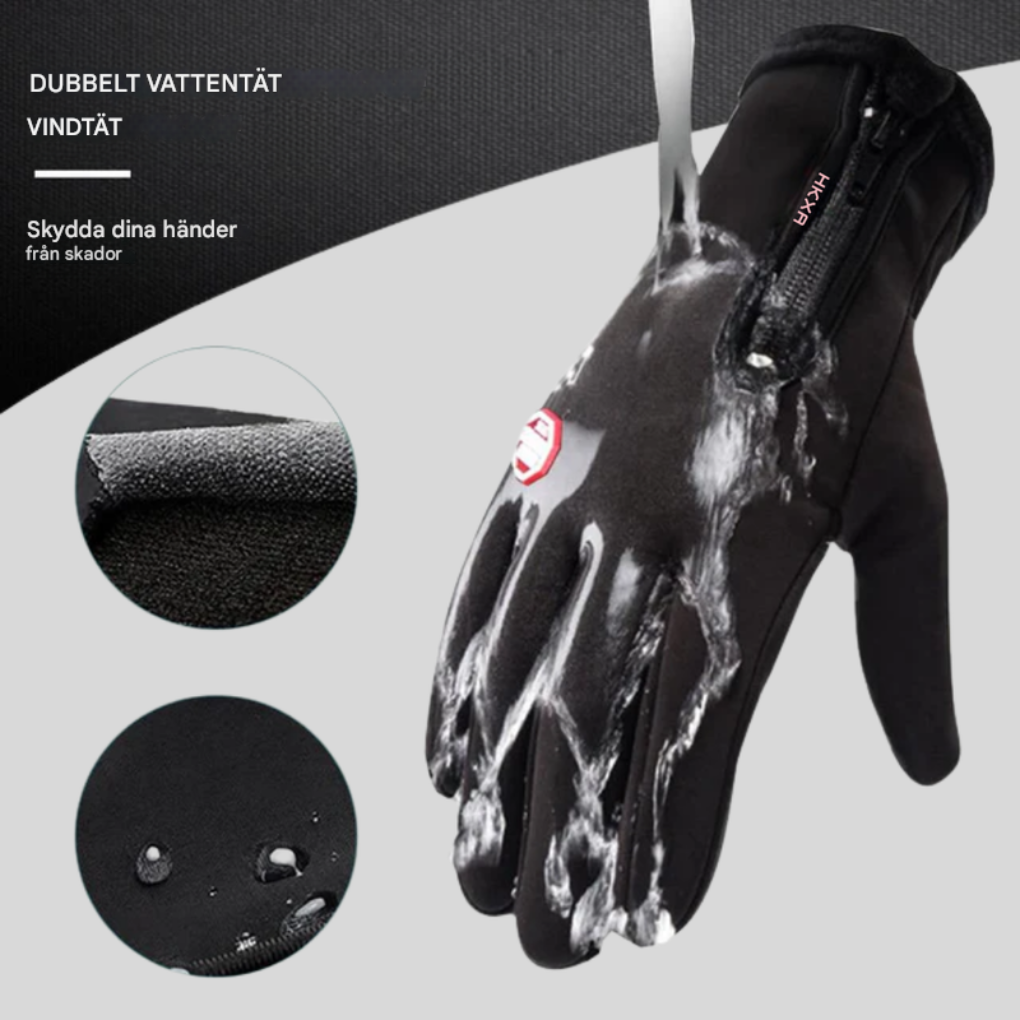 Talvilämpökäsineet pyöräilyyn, maastopyöräilyyn ja hiihtoon