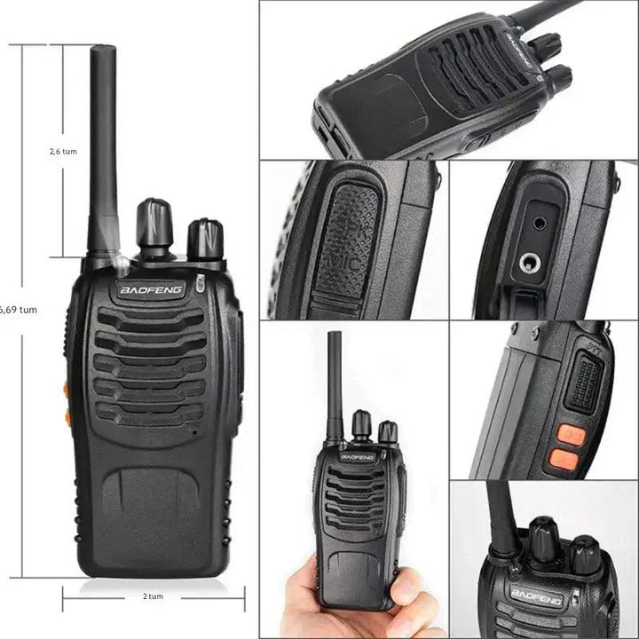 Uppladdningsbar USB-walkie-talkie