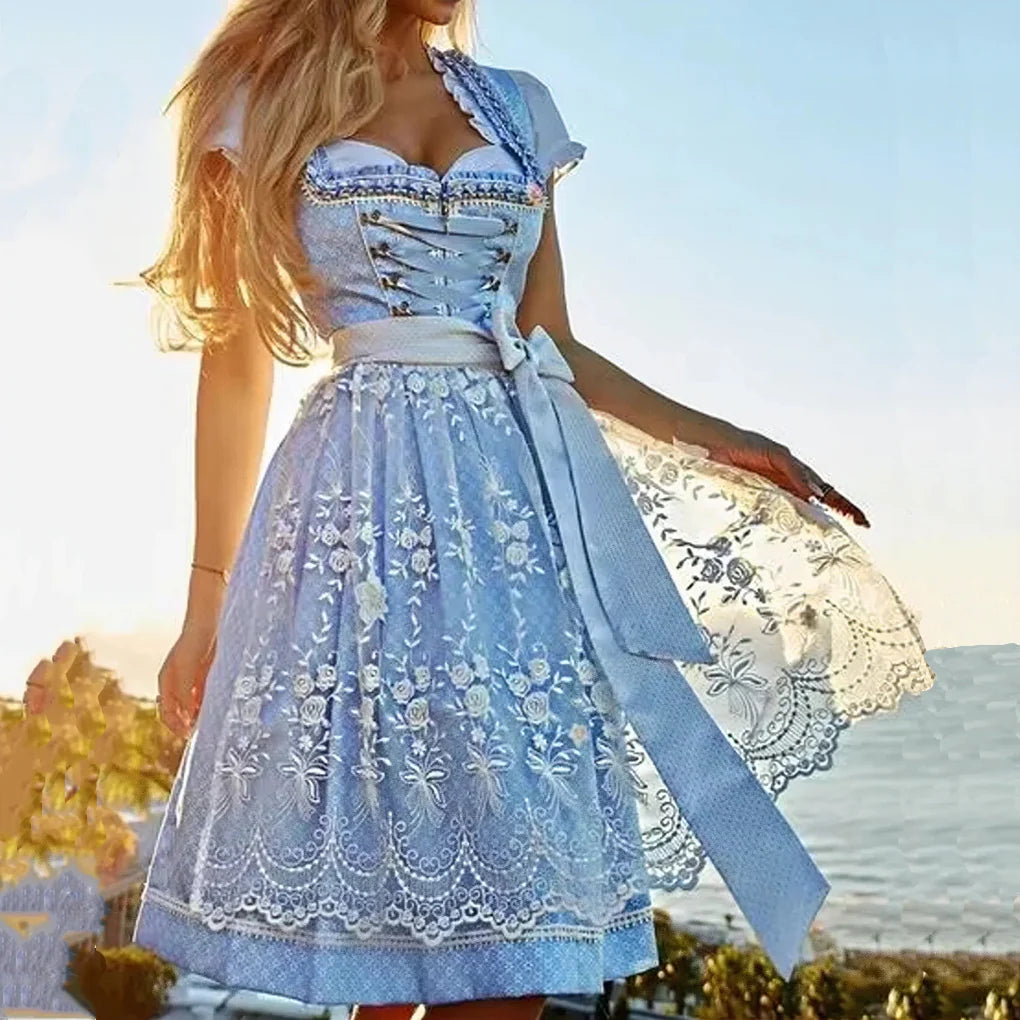 Traditionell dirndl för kvinnor