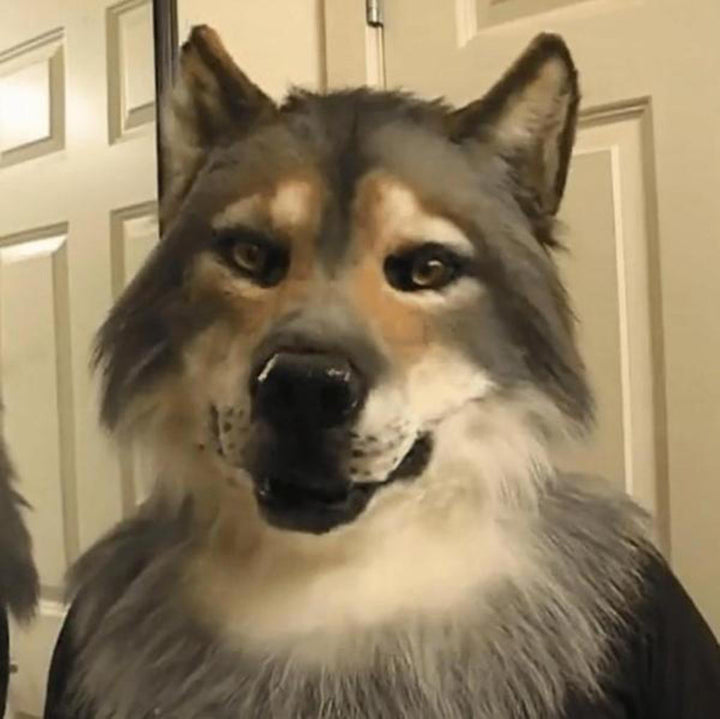 Realistisk vargmask