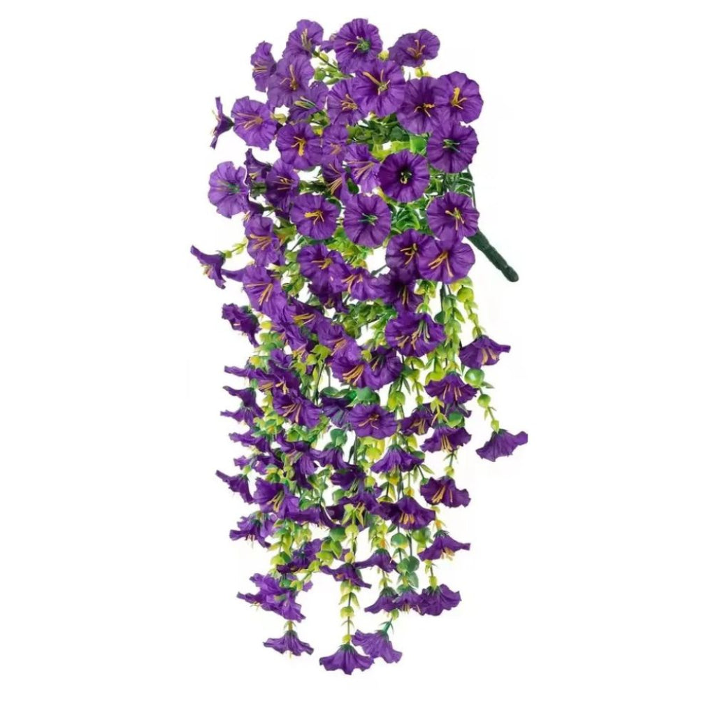 UV-beständig konstgjord morgonblomma som hängande dekoration