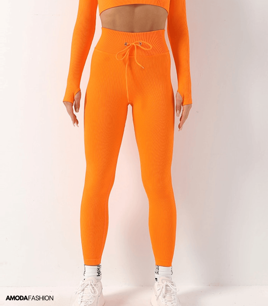 Yoga-joggingbyxor med dragsko