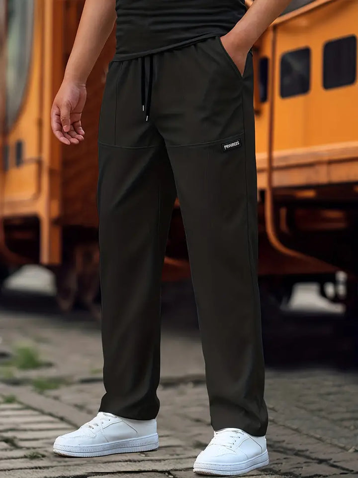 Elegant midja med dragsko Sportiga byxor