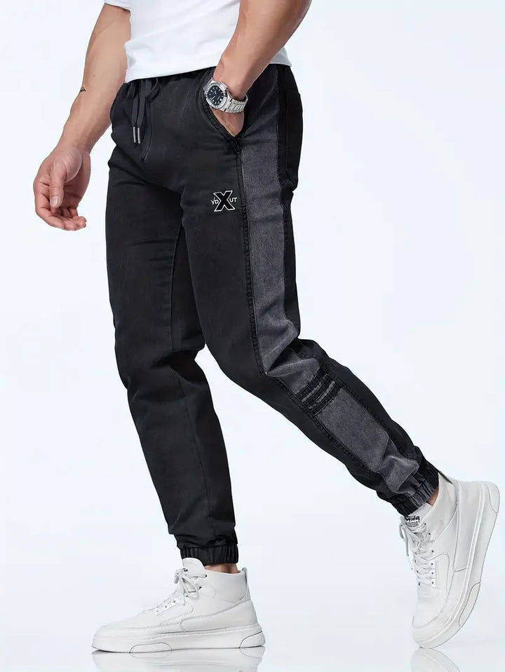 Avslappnade joggingbyxor i haremsmodell med smal passform - chic street style