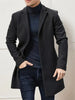 Elegant enkelknäppt trenchcoat