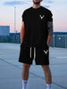 T-shirt och joggingbyxor med hjortmönster
