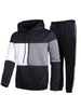 Nefin - Färgblockerad sweatshirt med huva