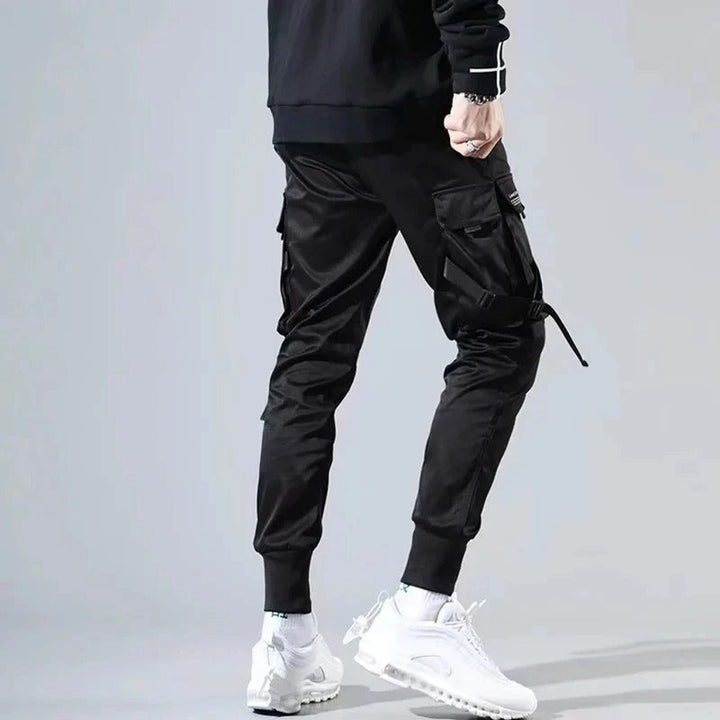 Remmar harem joggers herr cargobyxor streetwear