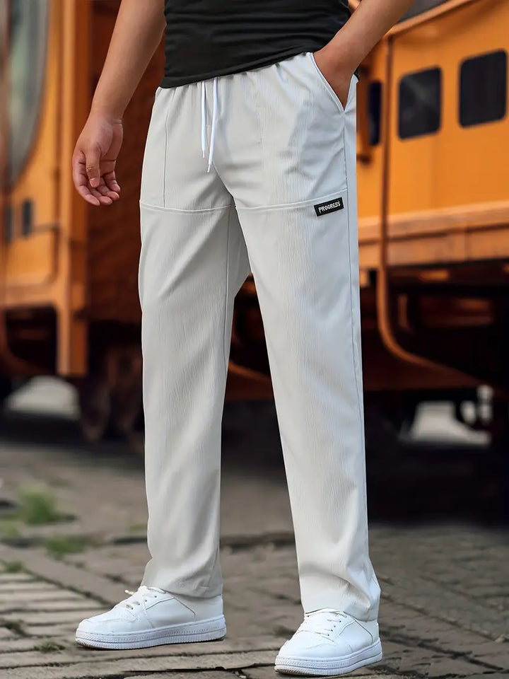 Elegant midja med dragsko Sportiga byxor
