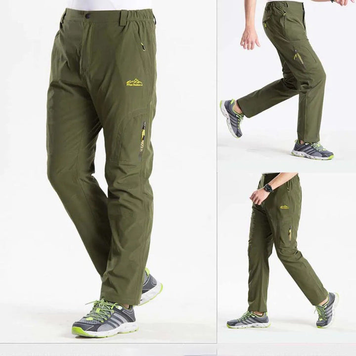 Stretchiga cargobyxor för män